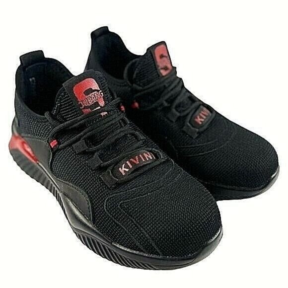 Kivini Steel Toe Safety Shoe Womens 9 Invincible Lightweight Comfortable Black - Picture 2 of 9